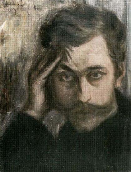 Jozsef Rippl-Ronai Portrait of James Pitcairn Knowles china oil painting image